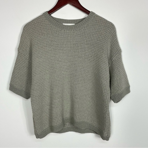 3.1 Phillip Lim Knit Short Sleeve Crew Neck Sweater Size S - Picture 9 of 9